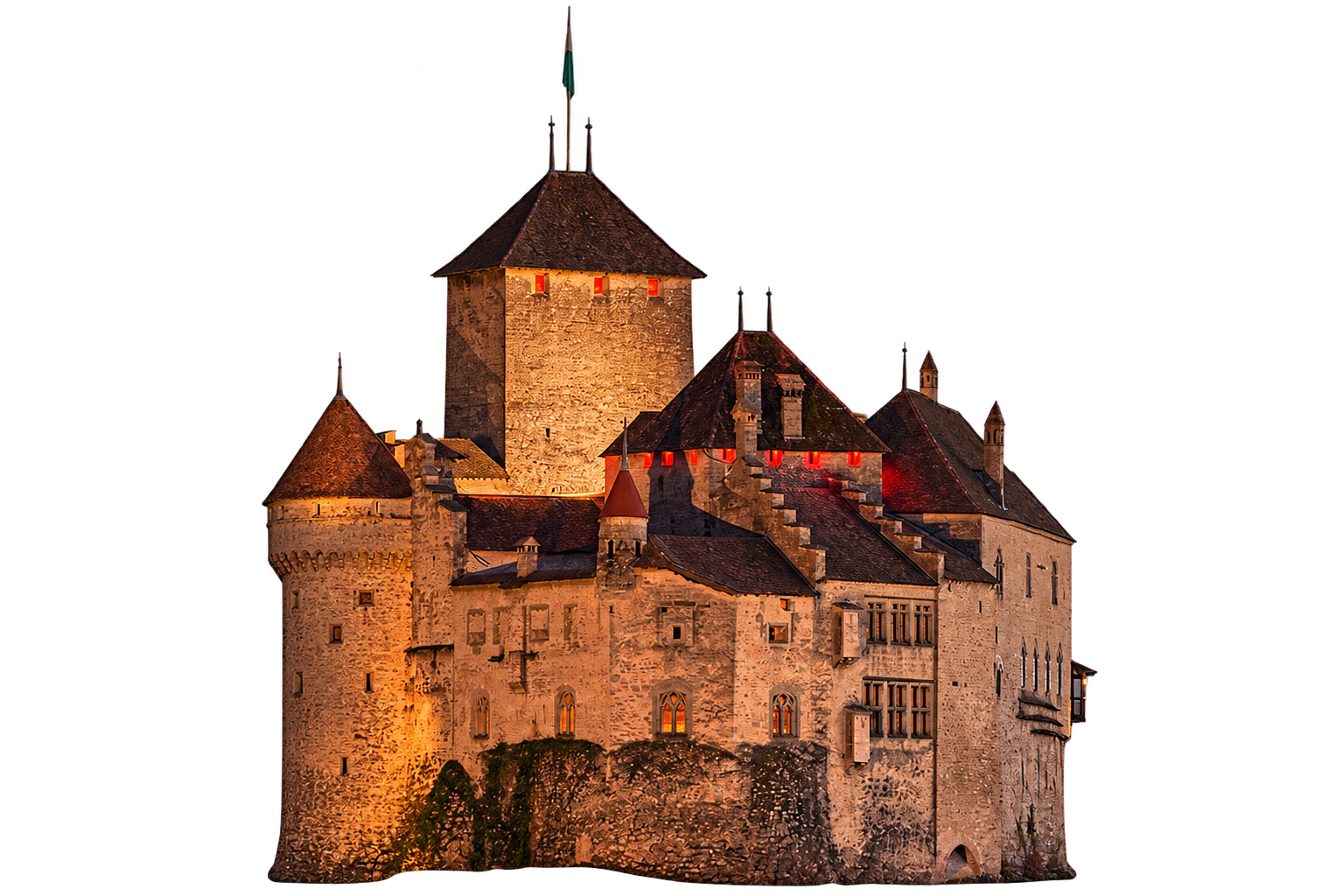 Kasteel Chillon aan het Meer van Genève